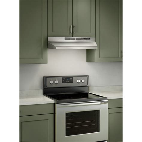 30 black stainless steel under cabinet range hood|range hood 30 inch ductless.